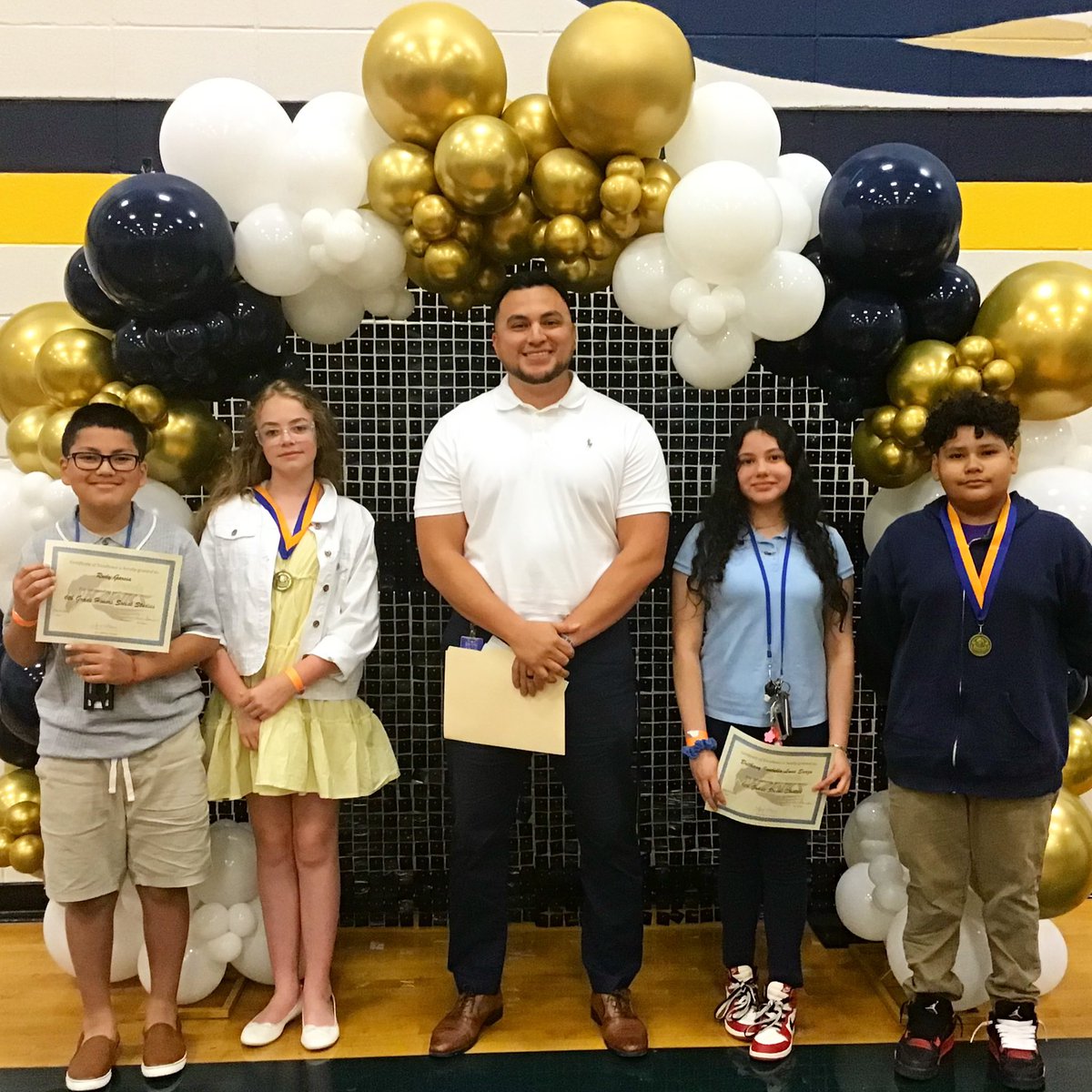 Daniel Aldape (@mraldape) on Twitter photo Proud of these kiddos for all of their hard work! Congratulations on a great year 🏆 Proud of these kiddos for all of their hard work! Congratulations on a great year 🏆
