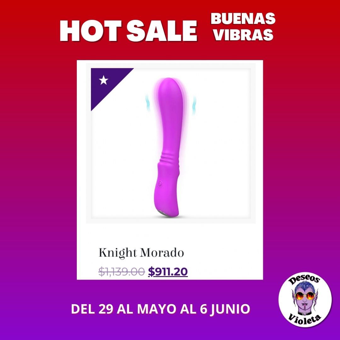 HOT SALE de #Buenasvibras del 29 de mayo al 6 de junio.
Hasta 30% menos en artículo seleccionados.  En deseosvioleta.com
#lgbt #hotsale #hotsale2023 #feminismo #deseosvioleta