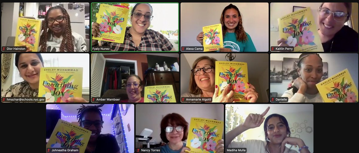 Fyaly_Nunez's tweet image. 2nd book study of the year at PS 68 = COMPLETE!   

We had such rich conversations that will cultivate change in the lives of our students! 

I absolutely recommend “Unearthing Joy” by @GholdyM 

@ps68si1 @UFTTchrCENTER @KPerry104 @HoganAnnmarie @DrMarionWilson