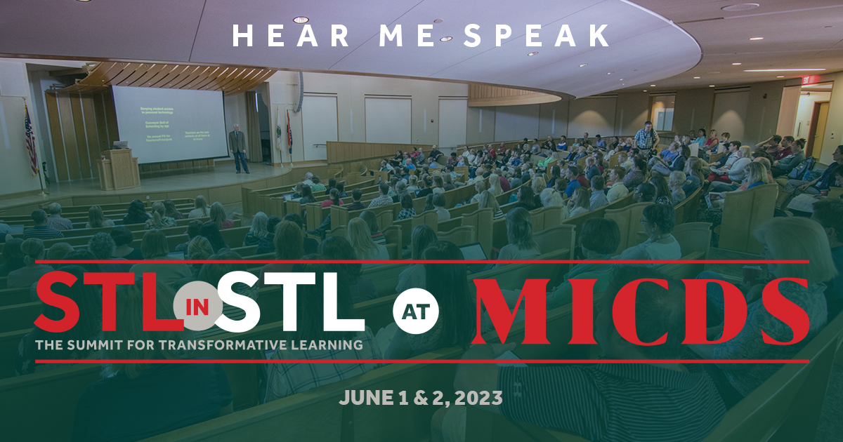 Are you going to the Summit for Transformative Learning tomorrow at MICDS?  Join me at 10:30am in my session "Are You Experienced?" to learn more about ways students (and all of us) grow through experiential learning! #wgbuzz <a href="/WebsterGrovesHS/">WGHS</a>
bit.ly/stlinstl23