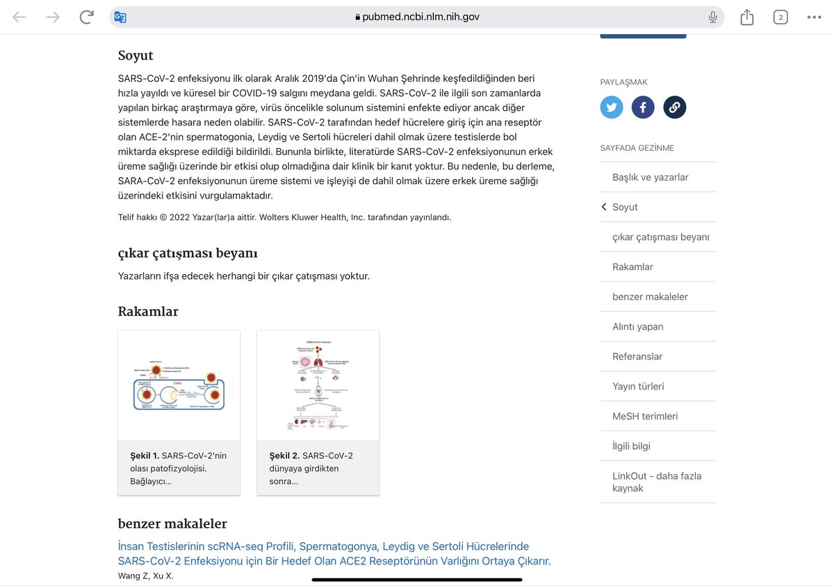 Ayh bu Esin bunadı mı?
Okuduğunu mu anlamıyor?
Pubmed yazısını referans göstermiş makale covid 19 ile ilgili aşılarla değil.