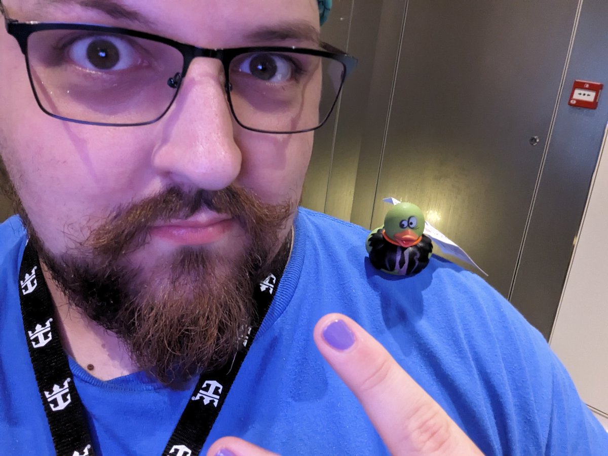 I found this funny little fellow aboard the Ovation of the Seas. He's just a dapper Little man #CRUISINGDUCKS