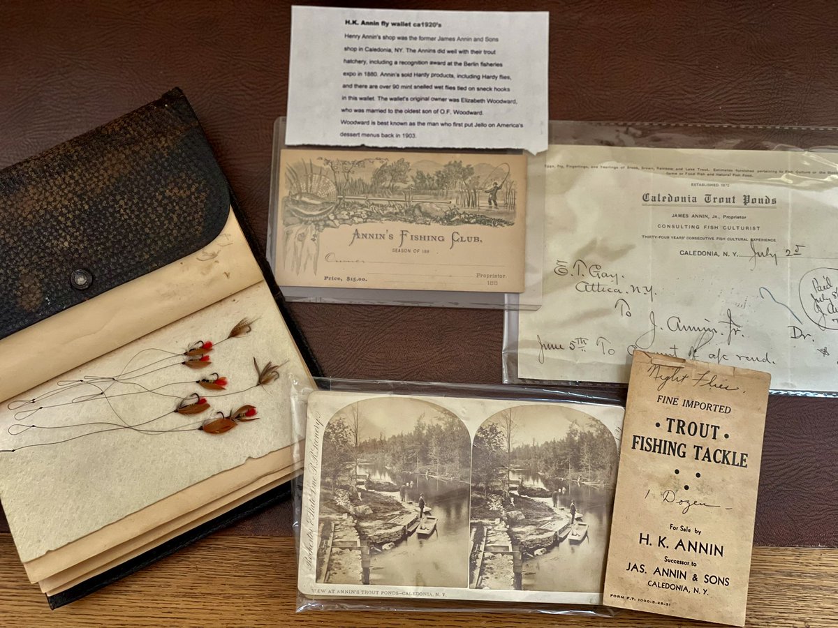 TreasuresFly's tweet image. Looking forward to signing books and selling antique tackle at the Caledonia Trout Festival in Caledonia, NY 
this weekend on Saturday June 3rd from 9AM to 4PM. Bringing some local Annin historical items. #caledoniany #bigspringsmuseum #flyfishing #flyfishingny #vintageflytackle