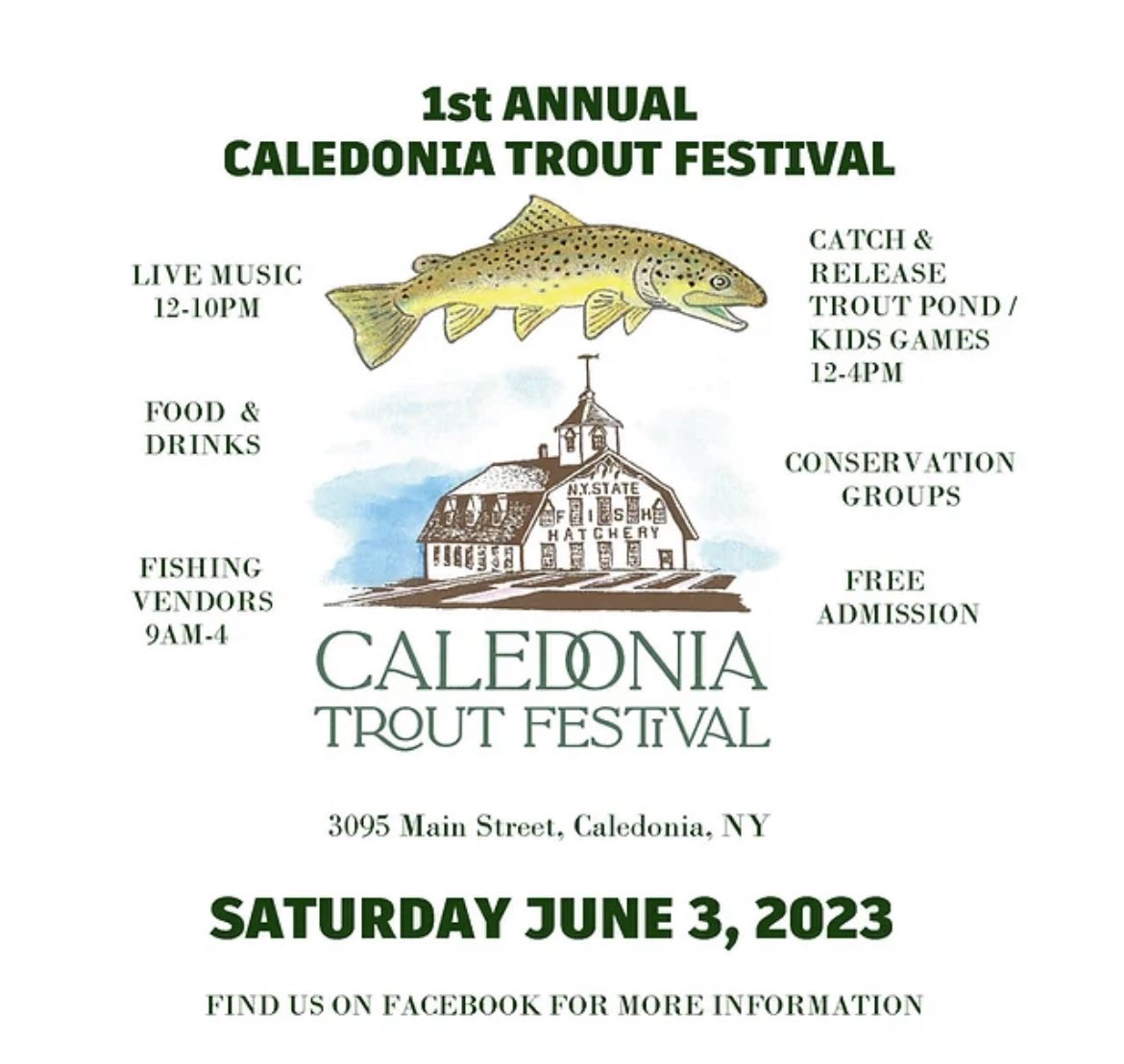 TreasuresFly's tweet image. Looking forward to signing books and selling antique tackle at the Caledonia Trout Festival in Caledonia, NY 
this weekend on Saturday June 3rd from 9AM to 4PM. Bringing some local Annin historical items. #caledoniany #bigspringsmuseum #flyfishing #flyfishingny #vintageflytackle