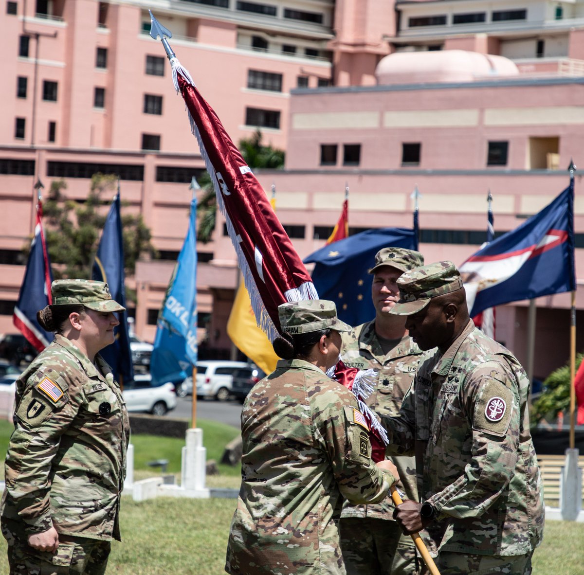 Tripler Army Medical Center (@tripleramc) on Twitter photo <a href="/tripleramc/">Tripler Army Medical Center</a> A big welcome to Lt. Col. Jamie Dillashaw, who took command of Tripler’s Troop Command today during a ceremony this morning on Spartan Field!
The Tripler Ohana also said goodbye to Lt. Col. Daniel Coulter, the unit’s outgoing commander. <a href="/tripleramc/">Tripler Army Medical Center</a> A big welcome to Lt. Col. Jamie Dillashaw, who took command of Tripler’s Troop Command today during a ceremony this morning on Spartan Field!
The Tripler Ohana also said goodbye to Lt. Col. Daniel Coulter, the unit’s outgoing commander.