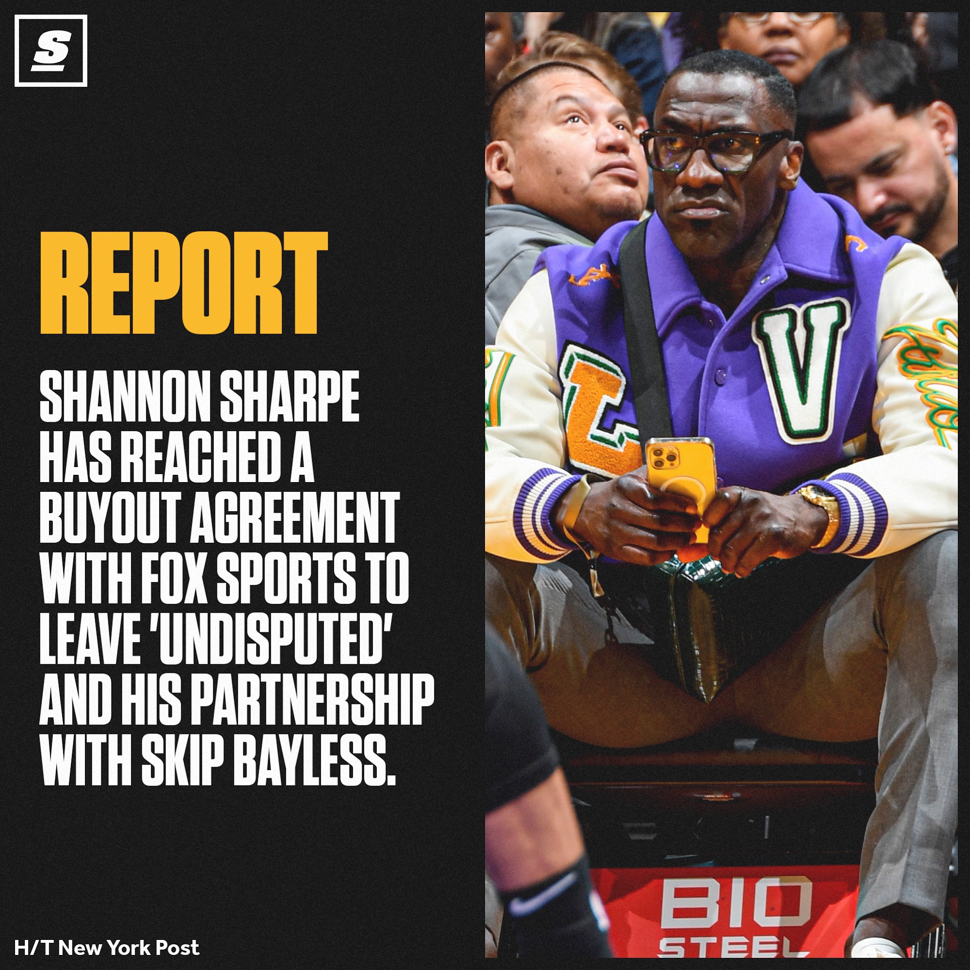 theScore on Twitter "Shannon Sharpe is reportedly leaving 