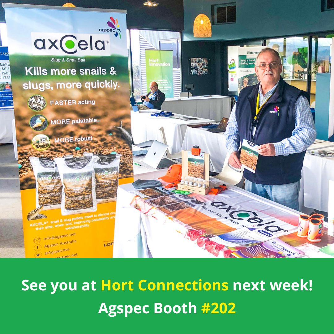 AgspecAus's tweet photo. ✈️🛻The #Agspec team is heading to #Adelaide for #HortConnections!
👋Chat with us at booth 202 about
✅Rainfast spray #adjuvants
✅Compatible #RapiSol® micronutrient #fertiliser technology #builtforagchem
✅#Axcela #slug # #snail bait 🐌
@HortCon_ #HortCon23 #GetHookedOnAxcela https://t.co/ZhaZCNOrRA
