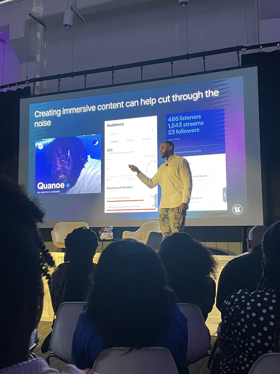 Staceyluvstech's tweet image. Another great event with @Bas and @EpicGames #atlantatechweek @RenderATL #musicinunreal #RenderATL23