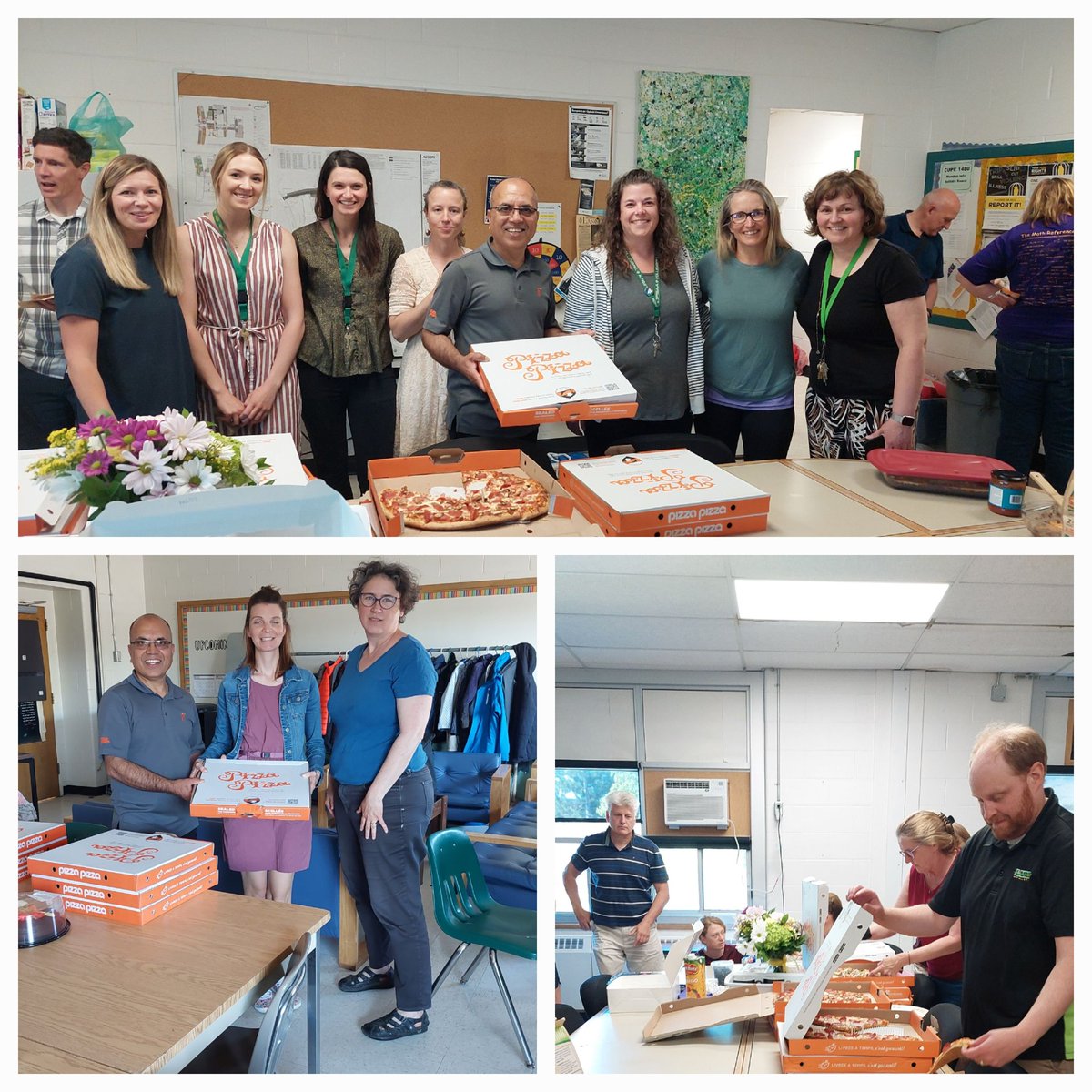 Today, for Teacher's Appreciation Day, I provided a hot and fresh pizza party lunch to the teachers of LCVI ans Calvin Park. I wanted to thank them for the Nobel and thankless work they do, teaching our kids to be great Canadians and Human Beings. #ldbs #thankyouteachers