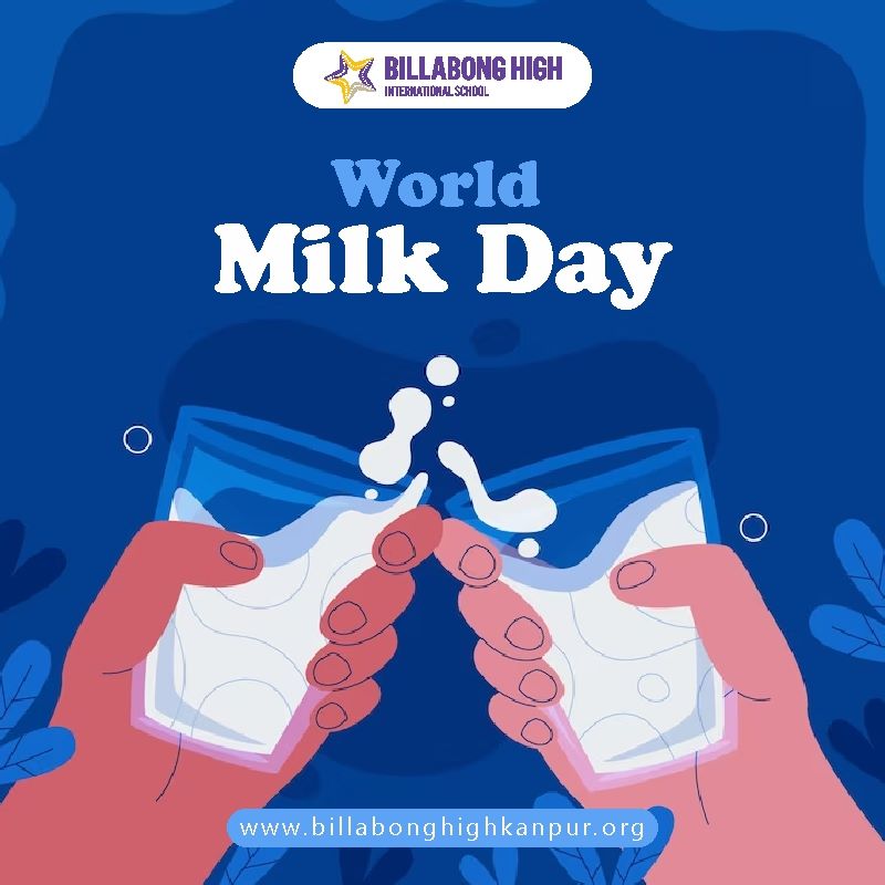 Milk provides a great deal of nutrition worldwide. Happy World Milk Day! 

#umakrishnaeducationalfoundation #thegreatschool #billabongkanpur #internationalschool #bhiskanpur #students #teachers #parents #education #schoolofthought #worldmilkday #milk