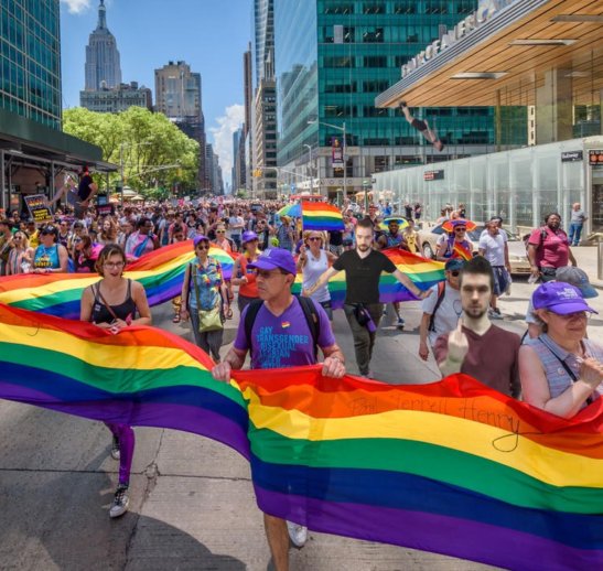 jacksepticeye caught causing havoc at a peaceful pride parade :(