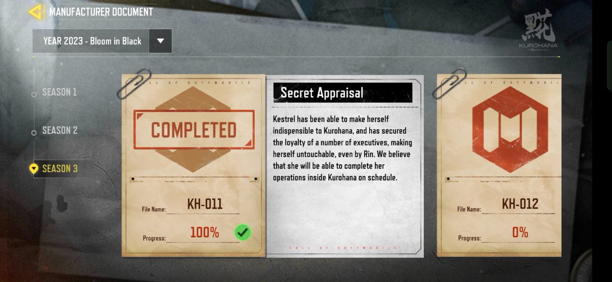 KH-011 - Secret Appraisal