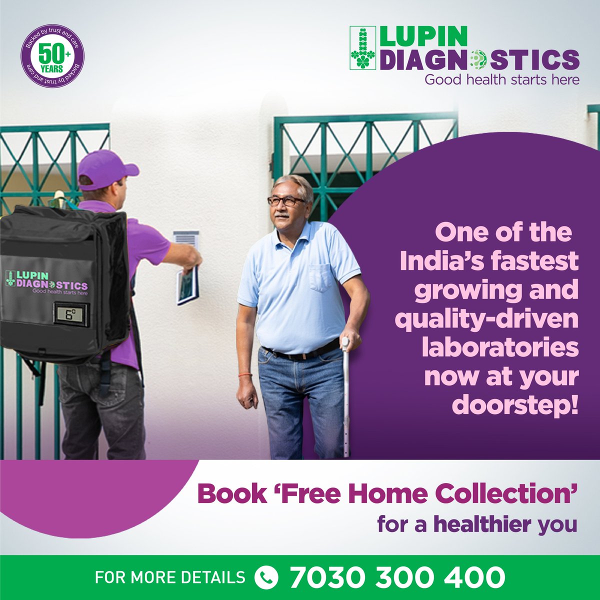 FREE HOME COLLECTION at your convenience from Lupin Diagnostics.

Book health check-up packages.

Visit  - bit.ly/3YULD1V
or 📞 Dial 7030300400 for any queries.

.
.
.
.
#lupindiagnostics #goodhealthstartshere #diagnostics #pathology #healthpackages #kidney #KFT