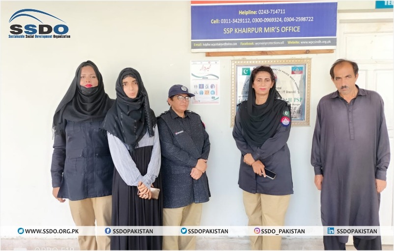 SSDOPakistan's tweet photo. As a follow-up activity of SSDO training on TIP, and creating wider awareness among the masses, Ms. Mehnaz and Ms. Razia Bano of Police department Khairpur pasted the flyers on Combatting Trafficking in Persons & Bonded Labour at different places in District Khairpur.
#endhumantrafficking #endslavery #endbondedlabour #Sindh 
@JTIP_State @UNODC_HTMSS @StateINL @usembislamabad