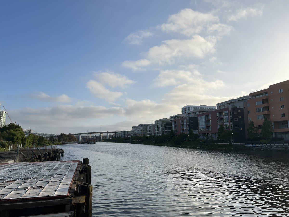 The canal looking extra beautiful this evening.