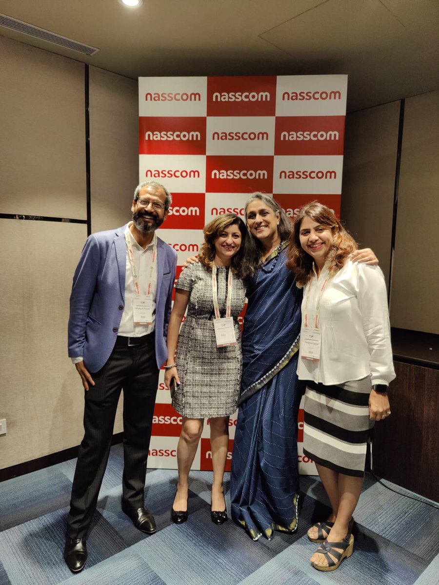 Keeping the <a href="/nasscom/">nasscom</a> flag high.. you know you enjoy doing what you do when Colleagues become good friends 😊😊 

#nasscomGCC