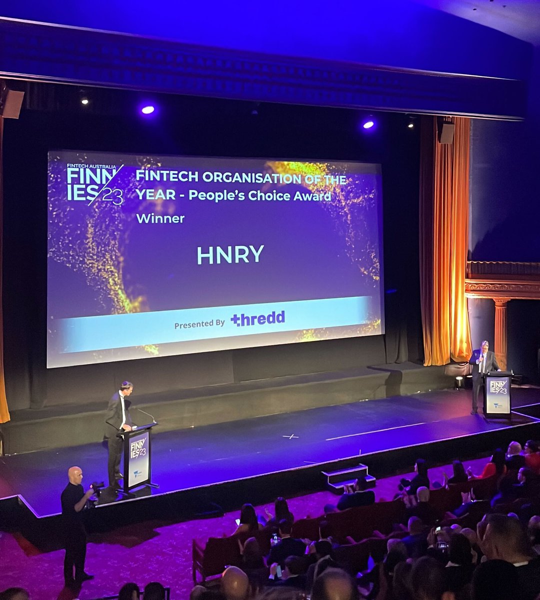 🏆 Thrilled to announce that we've won #Finnies2023 <a href="/ausfintech/">FinTech Australia</a>'s Fintech Organisation of the Year: People's Choice! Huge thank you to everyone's support, and congrats to all winners and nominees - we're honoured to have been recognised alongside such talented people and teams!🤩