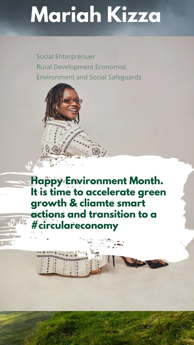 It is the #enviroment protection awareness month.
What is your action?
#Climateaction
#GreenGrowth 
@MillionTrees_Ug 
@milly_kemirembe 
@LogoseJovia 
@Vanny_Namayanja 
@BerylBabirye 
@NankyaHilda 
@hambarichard1 
@brianisabirye 
#HappyNewMonth 
#Circulareconomy