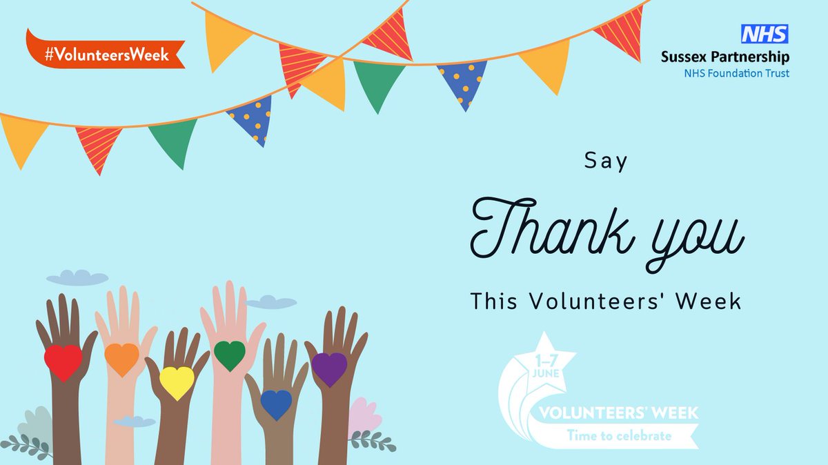 2023 marks the 39th year of #VolunteersWeek when @SPFT_NHS will join thousands of charities and voluntary organisations recognising the contribution #volunteers make across the #UK. #MakeADifference @SPFT_PPT