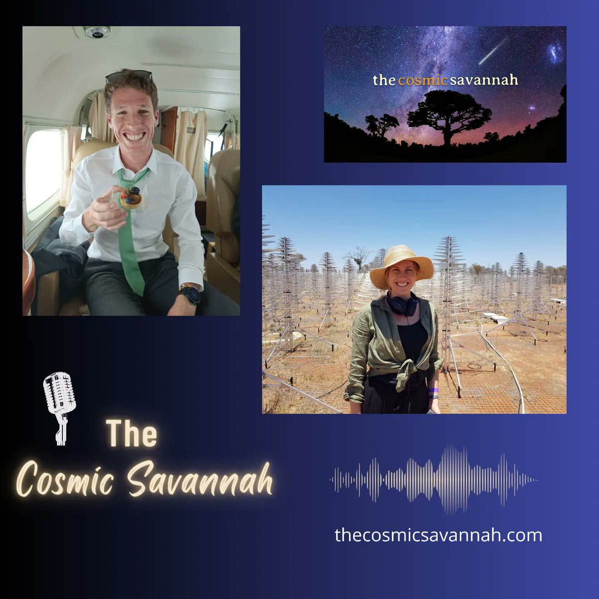 The Cosmic Savannah (@cosmicsavannah) on Twitter photo The Cosmic Savannah Podcast will be returning for its 5th season! Join us for another captivating journey through the cosmos. π
Tune in to hear from <a href="/jdelhaize/">Dr Jacinta Delhaize</a> and @danielcunnama in this pre-season special! π
π thecosmicsavannah.com/pre-season-speβ¦
#podcast #astronomy #africa #research The Cosmic Savannah Podcast will be returning for its 5th season! Join us for another captivating journey through the cosmos. π
Tune in to hear from <a href="/jdelhaize/">Dr Jacinta Delhaize</a> and @danielcunnama in this pre-season special! π
π thecosmicsavannah.com/pre-season-speβ¦
#podcast #astronomy #africa #research