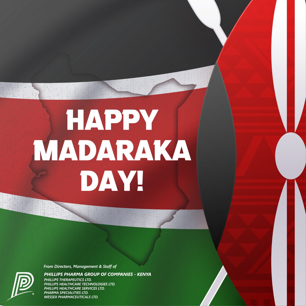 PHILLIPSTHERA1's tweet photo. "Happy Madaraka Day! As we celebrate Kenya's journey towards independence, we are grateful to stand beside you, our valued customers, as we continue to empower and uplift together." https://t.co/bfDBV9VZcE