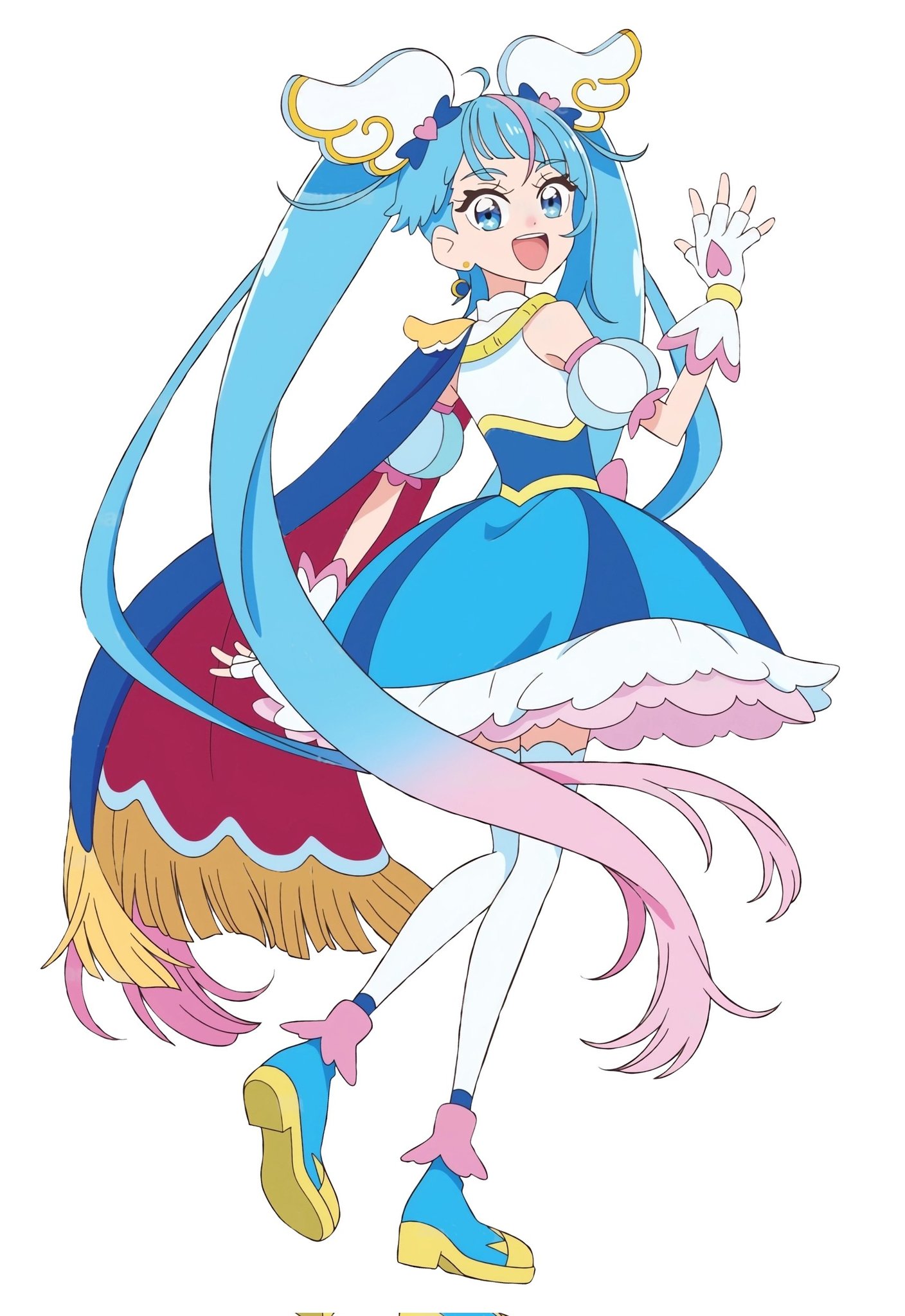 Eriol Irzahn on X: Hirogaru Sky Precure ☁️ I know even though Ellee's  character design being a purple Precure isn't official but she looks cute  with her looks 💜  / X