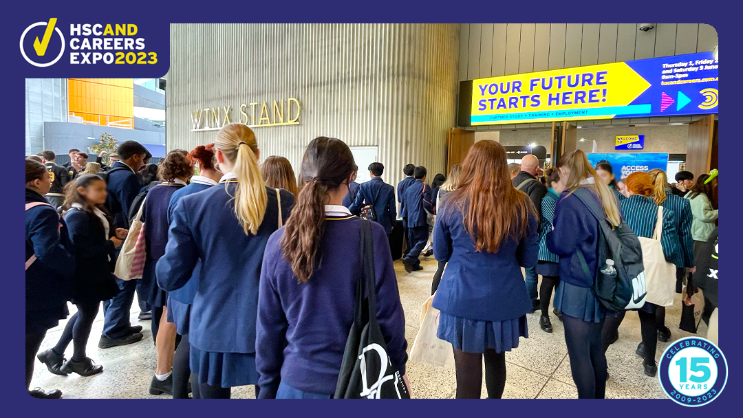 And we're off!! HSC and Careers Expo 2023 opened today at our new venue, The Winx Stand @royalrandwick 🏇. Many thanks to all visitors, sponsors & exhibitors for a successful first day!! 👏We will be back tomorrow & Saturday, 9am to 3pm. See you then! 😀👍
hscandcareers.com.au