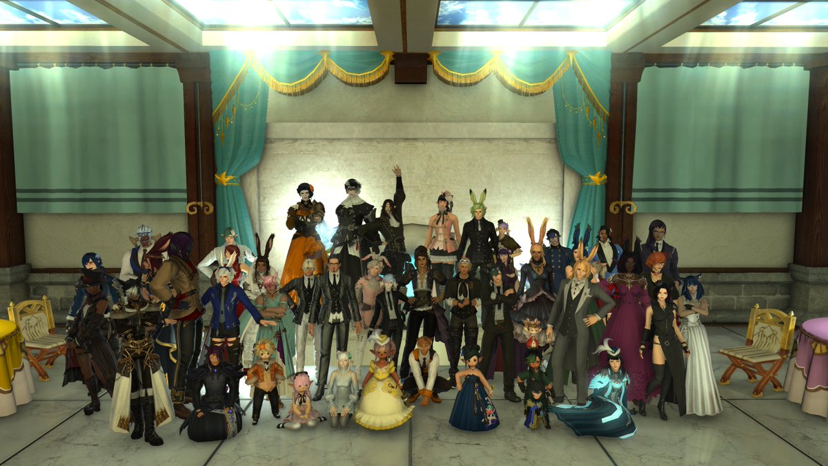 #FFXIVProm group photo!