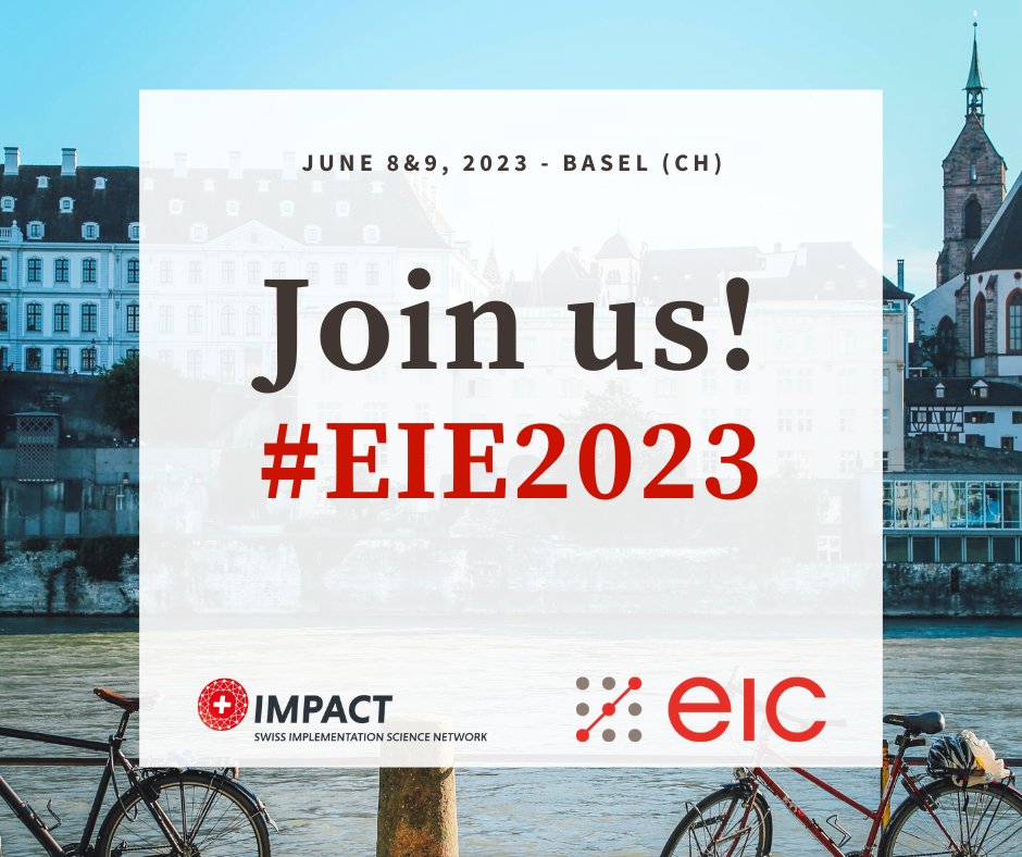Exciting news! We were able to make 20 last-minute tickets available for #EIE2023. You wanted to go but the event was already fully booked? This is your chance to attend the European Implementation Event 2023 in Basel next week: implementation.eu/eie2023-regist…