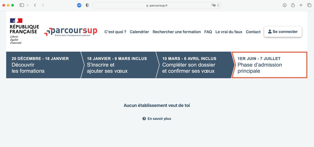 maevaafcb's tweet photo. ce que je vais voir quand je vais me connecter sur #Parcoursup https://t.co/ejPjfFHZJN