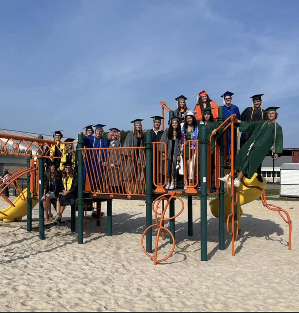 FLE former students visited the campus Tuesday for their Senior Clap Out!   GO PANTHERS