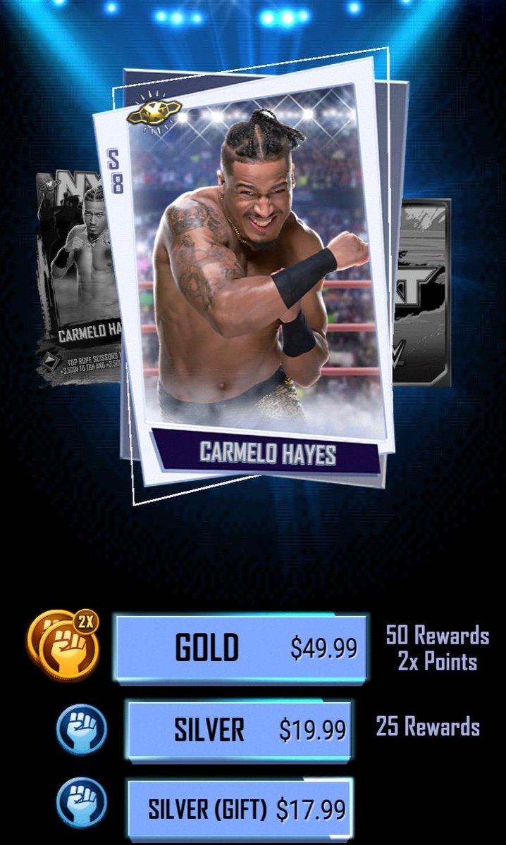 Respectfully... Not a feckin chance I'm paying that #wwesupercard