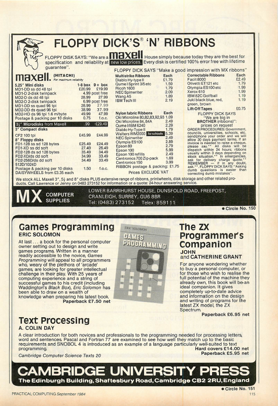 OldTechAdverts's tweet image. Practical Computing 1984 September
archive.org/details/Practi…
#retrocomputing #ukcomputing