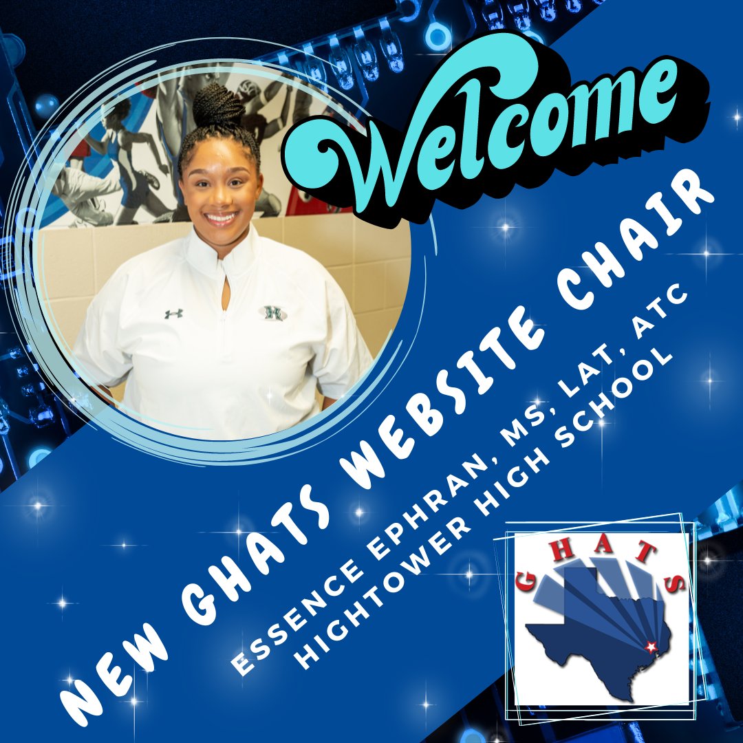 Hello, everyone! Please join us in welcoming our new GHATS Website Chair, Essence Ephran from Hightower High School! Congratulations! <a href="/NATA1950/">NATA</a> <a href="/SWATAD6/">SWATA</a> @tsata_team @TexasSSAT