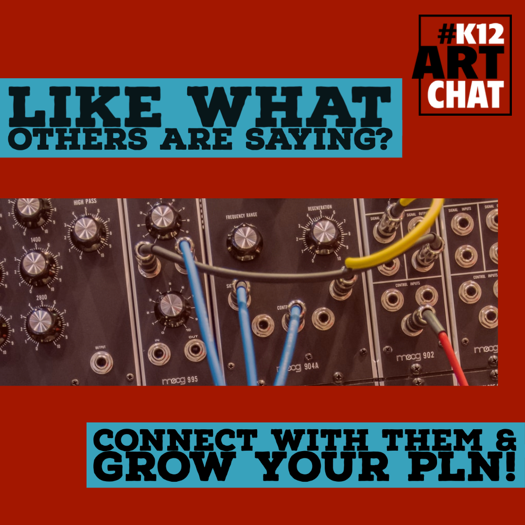 Like what others are saying? Connect with them &amp; grow your #PLN #K12ArtChat <a href="/SchoolArts/">SchoolArts and Davis</a> <a href="/NAEA/">NAEA</a> #NAEA23