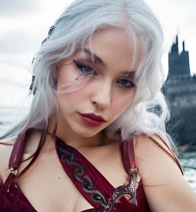 2 pic. eu fui e botei pra ia me transformar em uma Targaryen agora eu quero esse cabelo mds o que eu