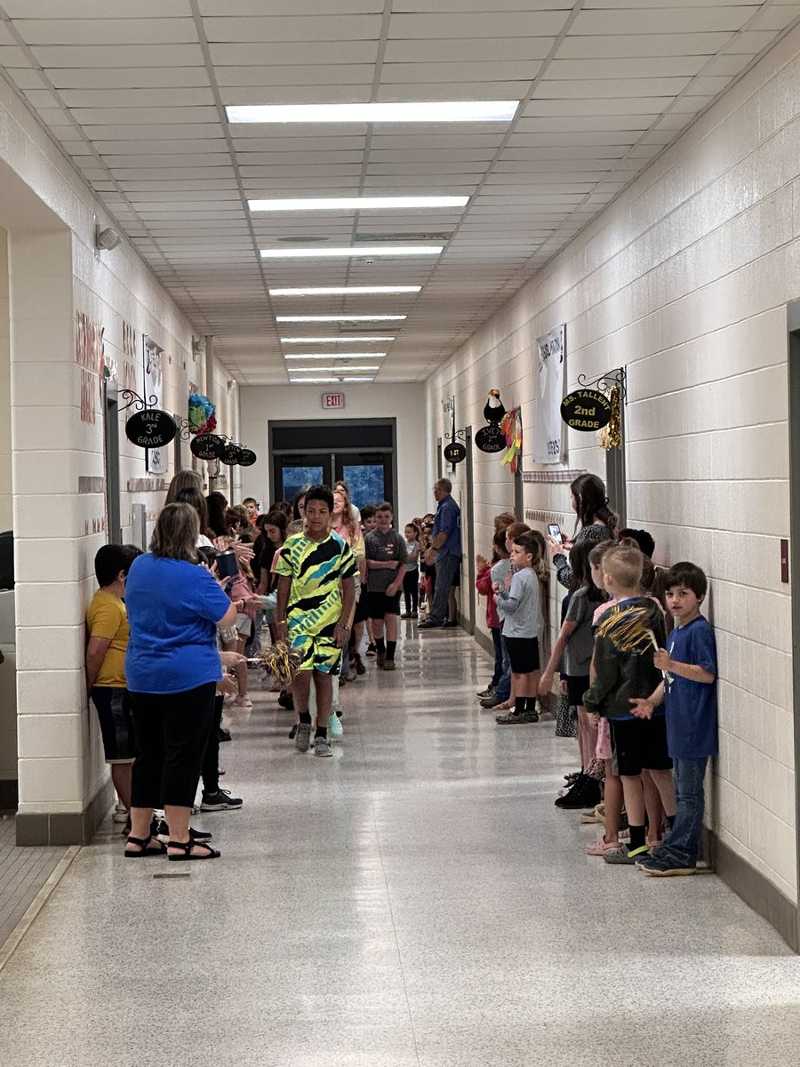 This morning, our fifth graders completed their own graduation walk through to celebrate the successful completion of their elementary school years! We are so very proud of this fifth grade group!  #teamcasar #onwardandupward