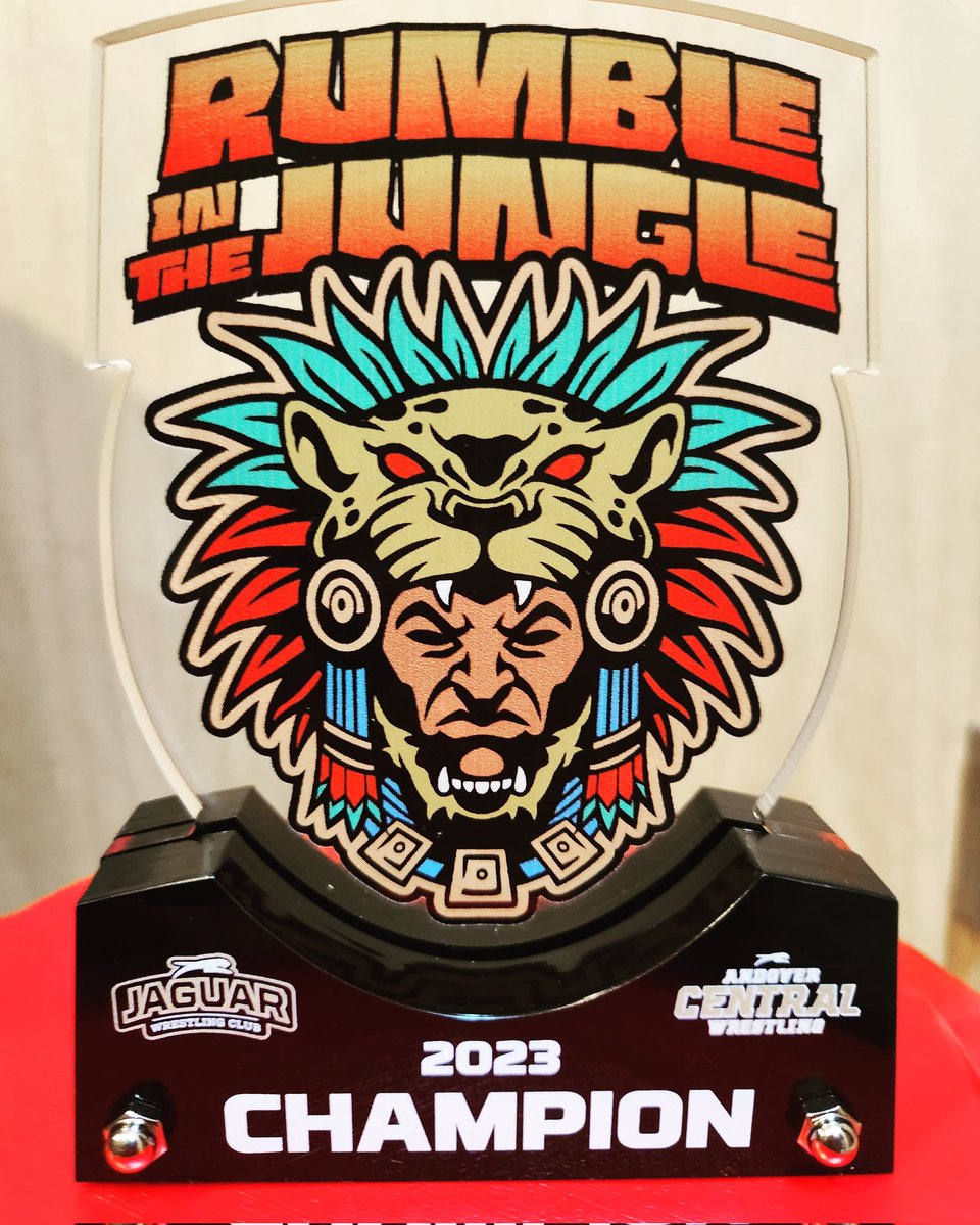Who's taking one of these home on June 9th?
#RumbleInTheJungle #jaguarwrestling