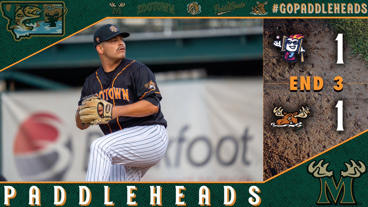 GoPaddleHeads's tweet photo. All tied up here in zootown! Our first run of the game came by the way of a @KeatonGreenwalt RBI single scoring @pchung95!

#GoPaddleHeads #PaddleUp https://t.co/NiM8X8Fe3q