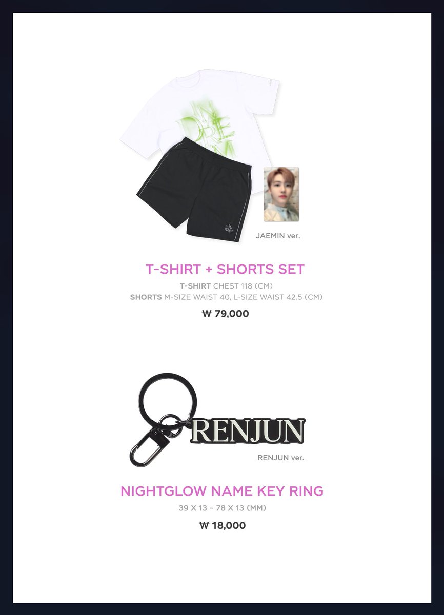 🌻Open Pre Order The Dream Show 2 : In Your Dream Official MD 2nd Line🌻

🐻Acrylic photocard set 355k DP 250k
🐻Random TC 80k DP 50k
🐻Cross bag + polaroid set 550,000 DP 450k
🐻Tshirt + short set 1,050,000 DP 850k
🐻Nightglow name keyring 230k DP 190k