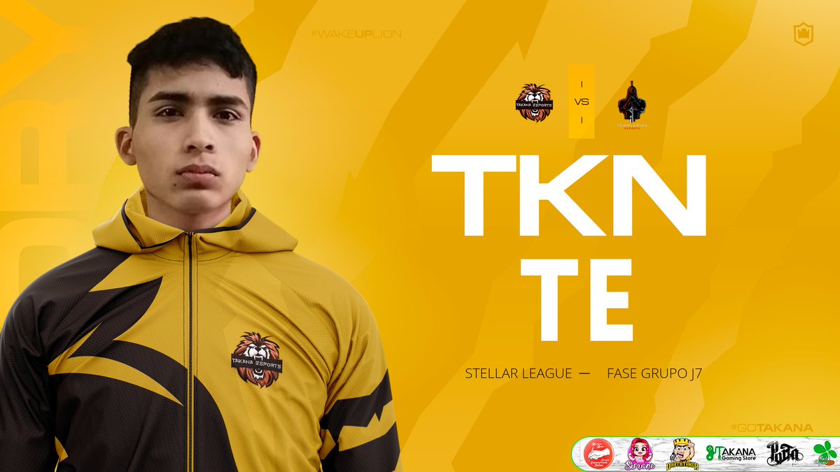 #CR | #MatchDay⚔

🦁Nuestros Leones tendrán una dura jornada ante los caballeros templarios! 

🆚 <a href="/StellarLeague21/">Stellar League 🌠</a>
🏆 <a href="/TemplariosEGS/">Templarios Esports</a>
📊FGJ7
⏰ 10pm🇵🇪

#GoTakana #WakeUpLion