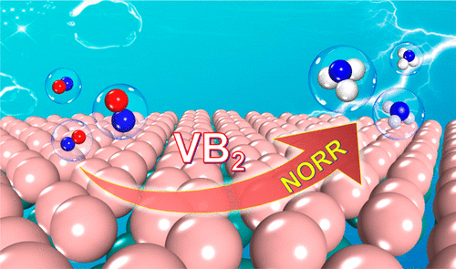 bhkenlo's tweet image. Vanadium Diboride (VB2) for NO Electroreduction to NH3 pubs.acs.org/doi/10.1021/ac… Chu and co-workers @InorgChem #vanadium #boron #VB2 #NO #NH3 #NORR #HER #DFT #CASTEP