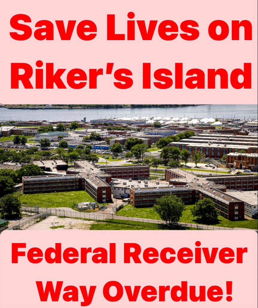 @TownsendSarena @CorrectionNYC @DOCCommish @NYCMayor 🛑When will the DEATHS on Riker’s Island STOP? 🛑
When are the Feds going to STEP IN 
AND 
🛑STOP🛑THE VIOLENCE & DEATHS?
💀💀💀💀💀💀💀@ABC7NY 
@FBICBS @NewYorkFBI @NewYorkStateAG 
 #RikersIsland @GovKathyHochul @NYCMayor 

amny.com/police-fire/ri…