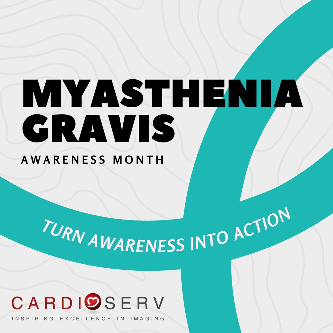 This June, advocate for Myasthenia Gravis Awareness Month and raise awareness to develop a cure.
#cardioserv #myastheniagravis #Myastheniagravisawareness