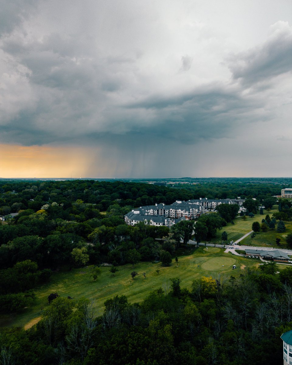 Storm passing by Brookfield this afternoon! #dji #mini3pro