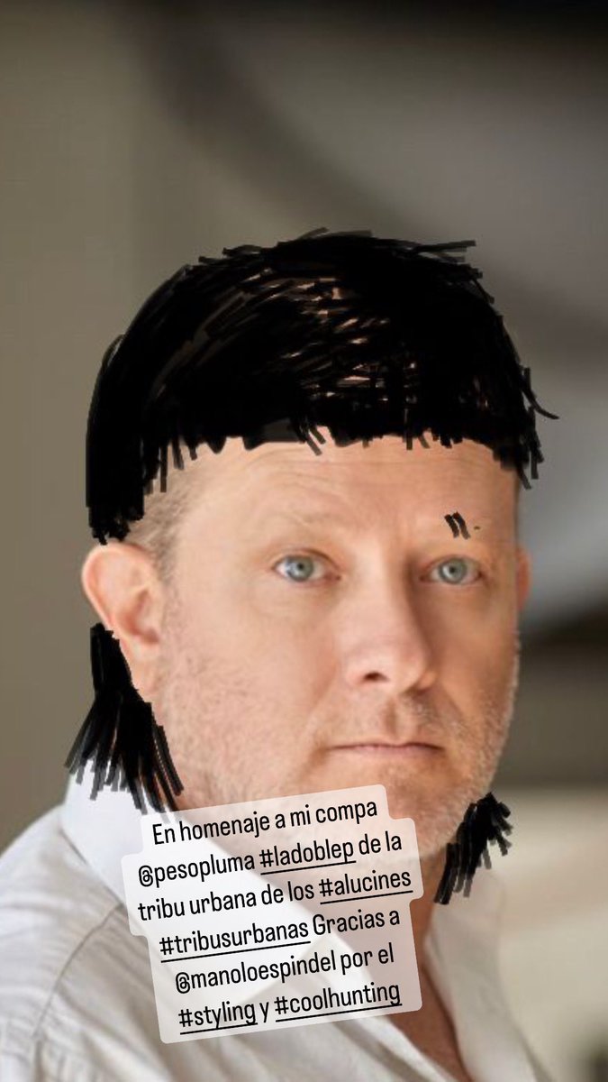 En homenaje a mi compa <a href="/pesopluma/">cristian rincon</a> #ladoblep de la tribu urbana de los #alucines #tribusurbanas Gracias a <a href="/manoloespindel/">manuel espinosa</a> por el #styling y #coolhunting