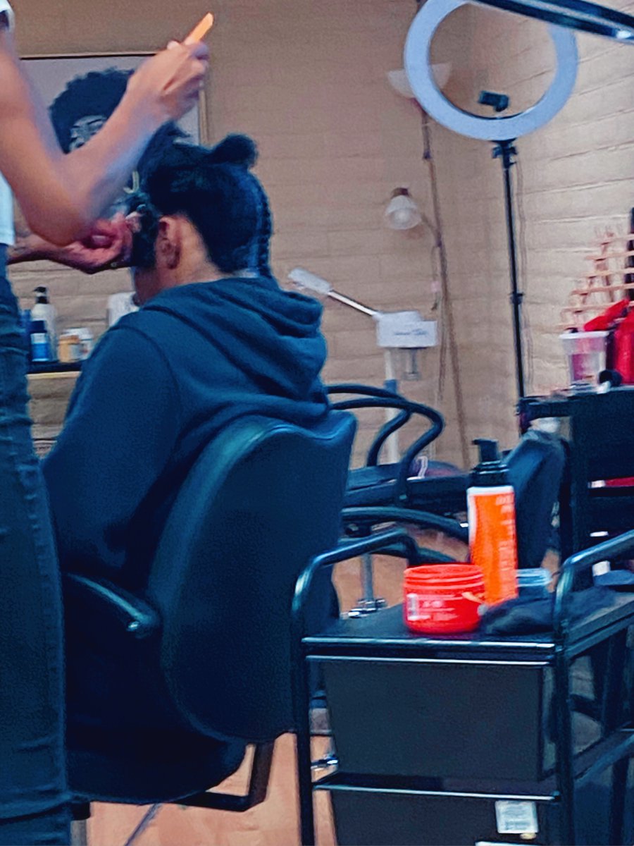 hot_cheeto_abq's tweet photo. Getting ready for the #roadTrip but before #football #camp needed my #hair #Onpoint #SuperStar #status #braids #braidstyle #hairstyle #Blacxican #hairoftheday #Long #black #brown and #curlyhair https://t.co/WHxRWfZOGl