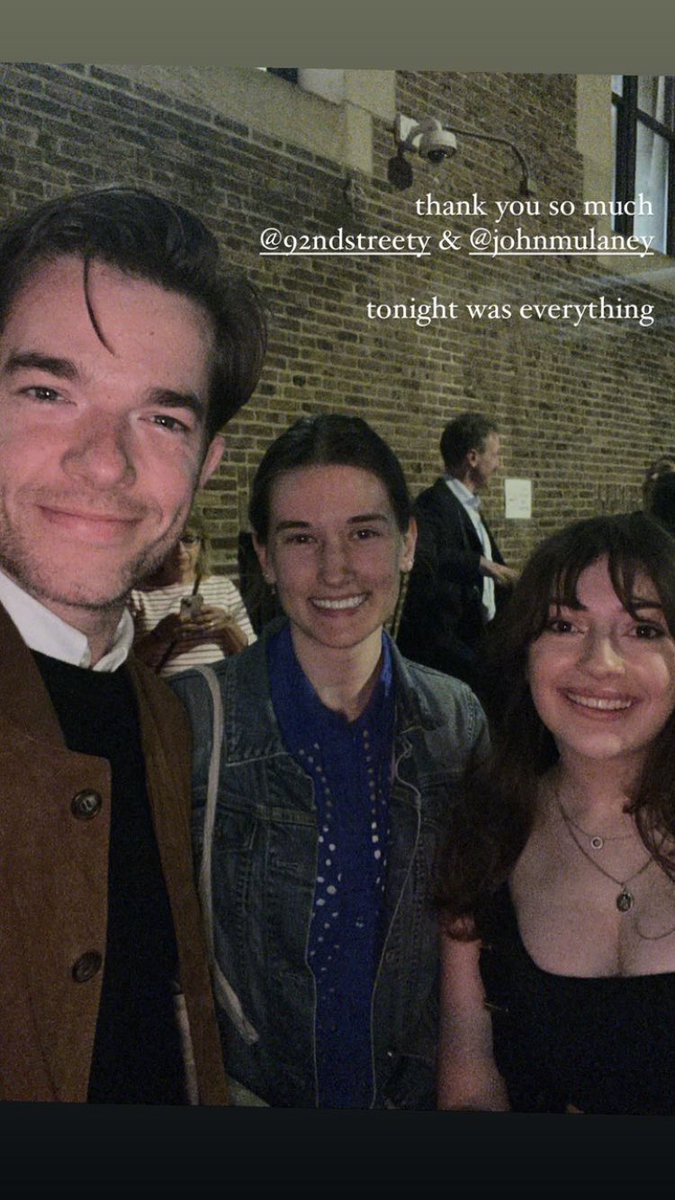 After the event tonight in NYC #johnmulaney