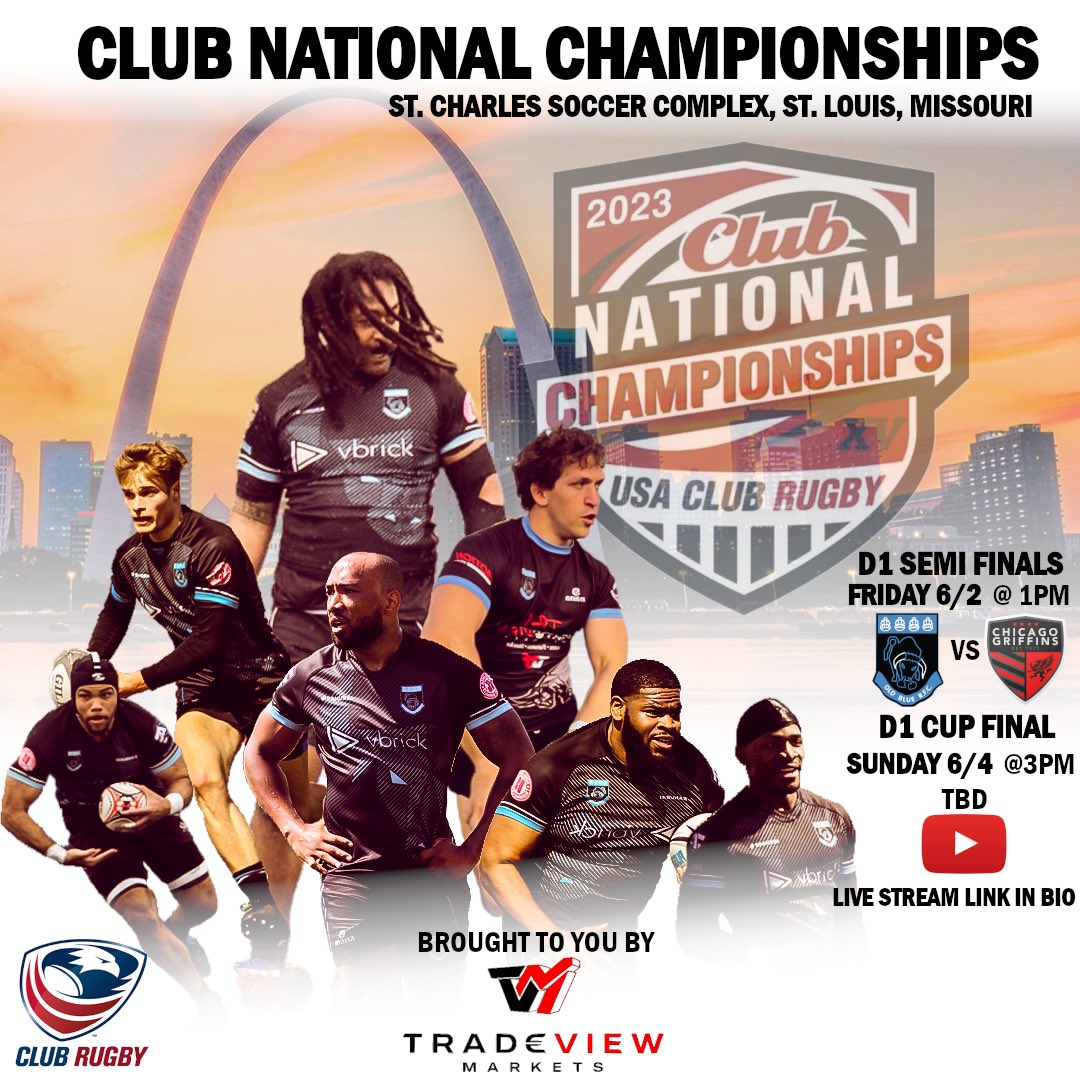 NYOldBlueRFC's tweet image. This weekend Old Blue will look to make history and win the 2023 USA Rugby D1 National Championship. The herd will be battling it out on Friday June 2nd and God willing Sunday June 4th in the Finals. Tune into the Live Stream to catch some Elite level Rugby this weekend.