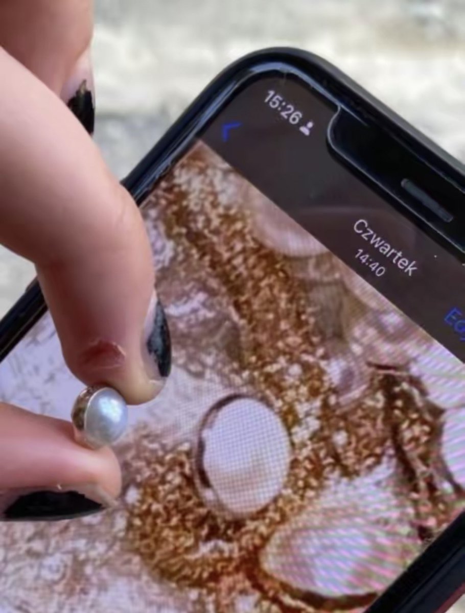 an engene found one of ni-ki’s pearls that fell from the same exact spot he filmed a tiktok 😭